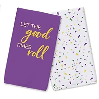 Let the Good Times Roll Mardi Gras Tea Towel Set