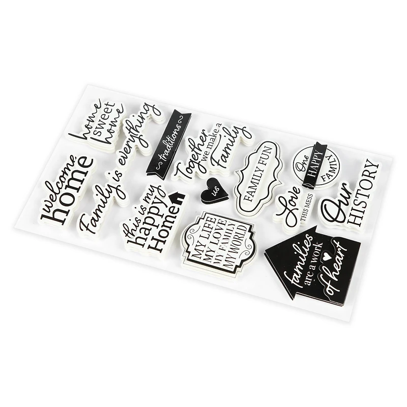 Black & White Sentimental Family Stickers by Recollections™