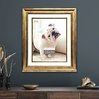 Home Champagne Gold Frame with Beveled Mat by Studio Décor®