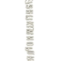Rhodium Alphabet Metal Beads by Bead Landing™