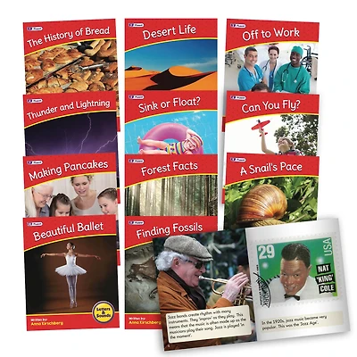 Junior Learning® Letters & Sounds Phase 6 Non-Fiction Educational Learning Set