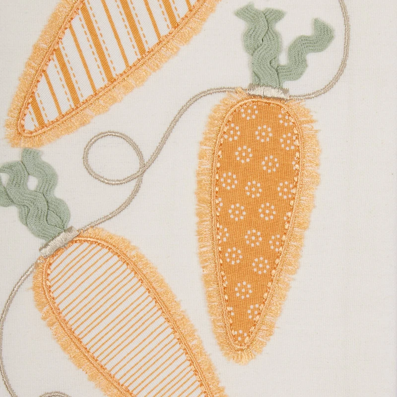 Carrots And Eggs Embellished Dishtowel (Set of 2)