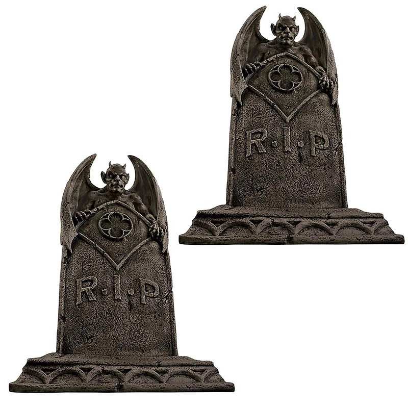 Design Toscano Vampire Demon Tombstones Set