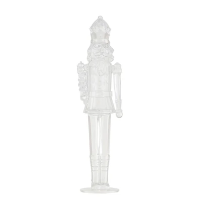 Hello Honey® 11.25" Clear Acrylic Nutcracker Figurine