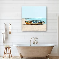 Three Boats Canvas Giclee