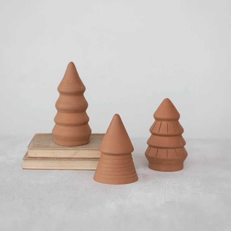 Hello Honey® Handmade Terra Cotta Tree Set