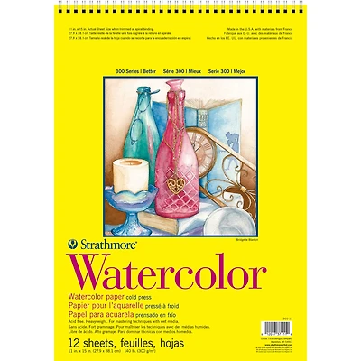 Strathmore® 300 Series Watercolor Paper Pad