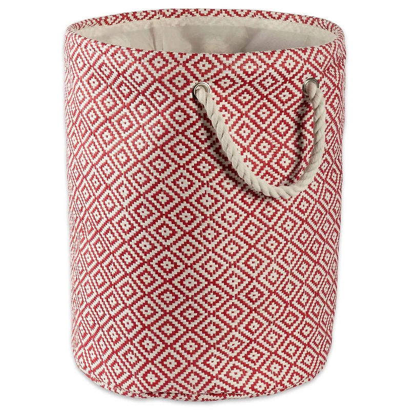 DII® Small Rust Geo Diamond Round Paper Bin