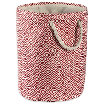 DII® Small Rust Geo Diamond Round Paper Bin