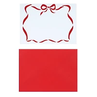 Red Bow Card & Envelope Set by Recollections™