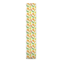 Citrus Fruit Pattern 16" x 90" Cotton Twill Runner
