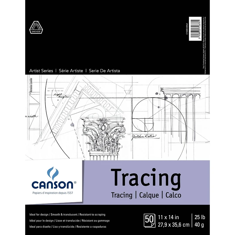 6 Pack: Canson® Artist Series Tracing Pad