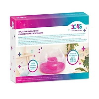 Make It Real 3C4G® Pink Glitter Confetti Inflatable Chair