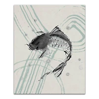 Koi on Ripple Canvas Wall Art