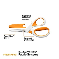 Fiskars® RazorEdge™ Softgrip® 5" Fabric Scissors