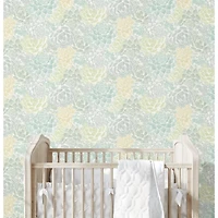 RoomMates Mr. Kate Succulent Plant Peel & Stick Wallpaper
