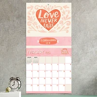 TF Publishing 2025 Bible Verses Wall Calendar