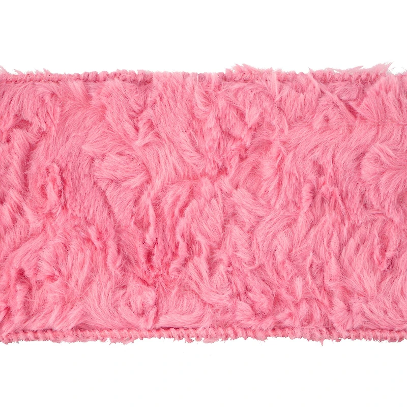 3.5" x 15ft. Wired Faux Fur Ribbon by Celebrate It