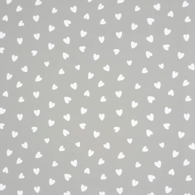 30" Gray Heart Toss Gift Wrap by Celebrate It™
