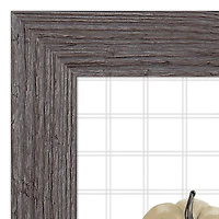 Autumn Pumpkins Western Gray Framed Print