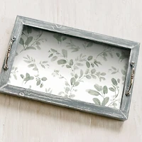 RoomMates Green Dancing Leaves Peel & Stick Wallpaper