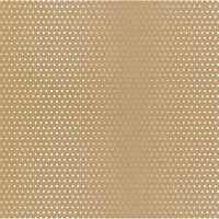 Gold & Kraft Dotted Paper by Recollections®, 12" x 12"