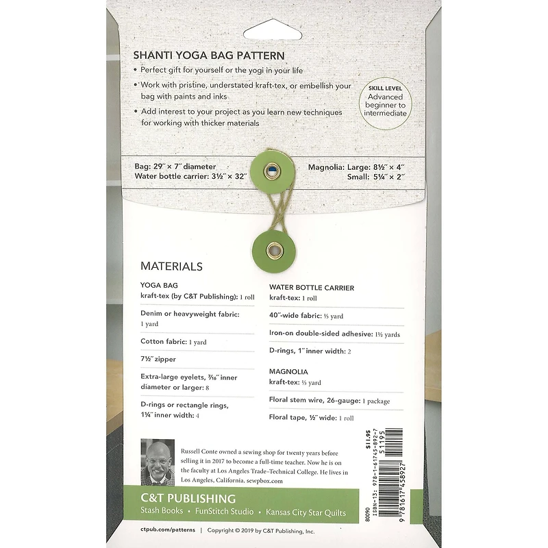 Stash By C&T Shanti Yoga Bag Pattern