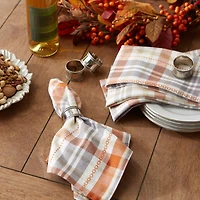 DII® Autumn Afternoon Plaid Dinner Napkins, 6ct.