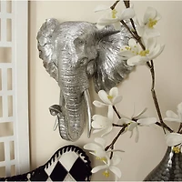 Silver Polystone Eclectic Wall Decor, 16" x 16"