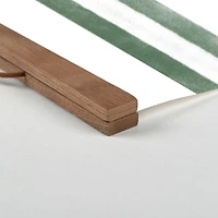 Holly Jolly Candy 16x20 Teak Hanging Canvas