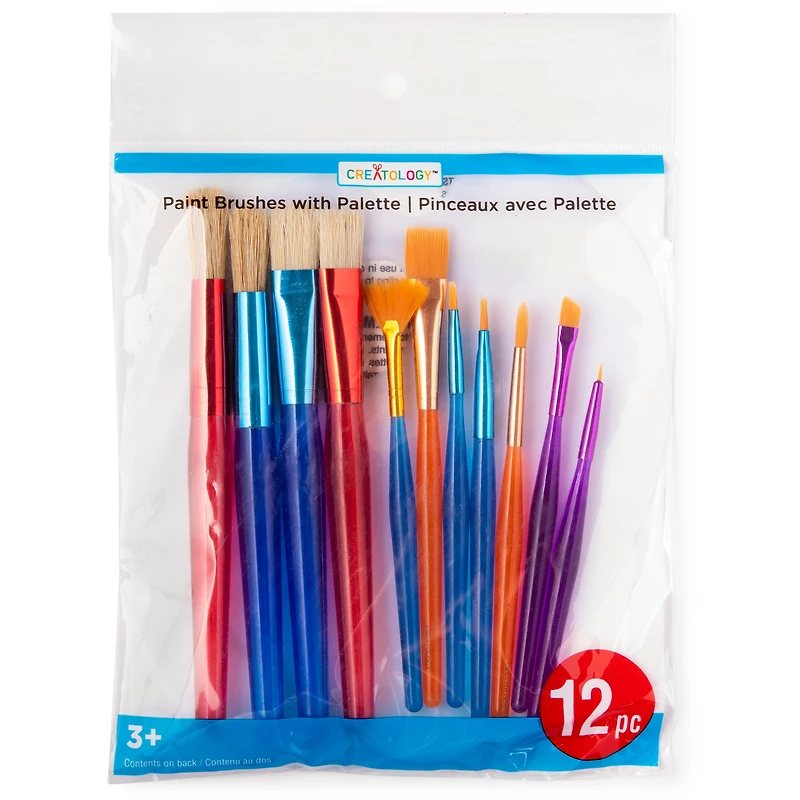 Paint Brushes with Palette Kit by Creatology®