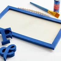 14" Unfinished Plaque with Beaded Hanger by Make Market®