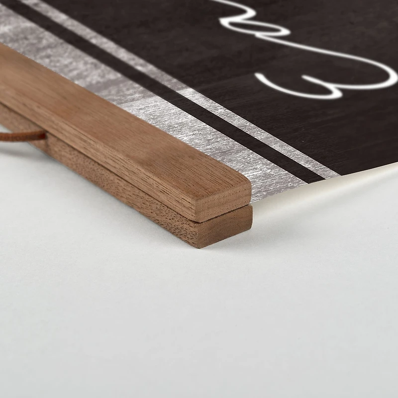 Easter Around The Corner 12" x 18" Teak Hanging Canvas