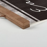 Easter Around The Corner 12" x 18" Teak Hanging Canvas