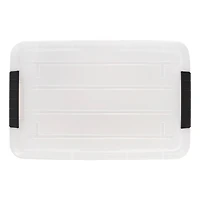 IRIS® 13.5qt. Buckled Clear Boxes with Clear Buckle Lids, 6ct.