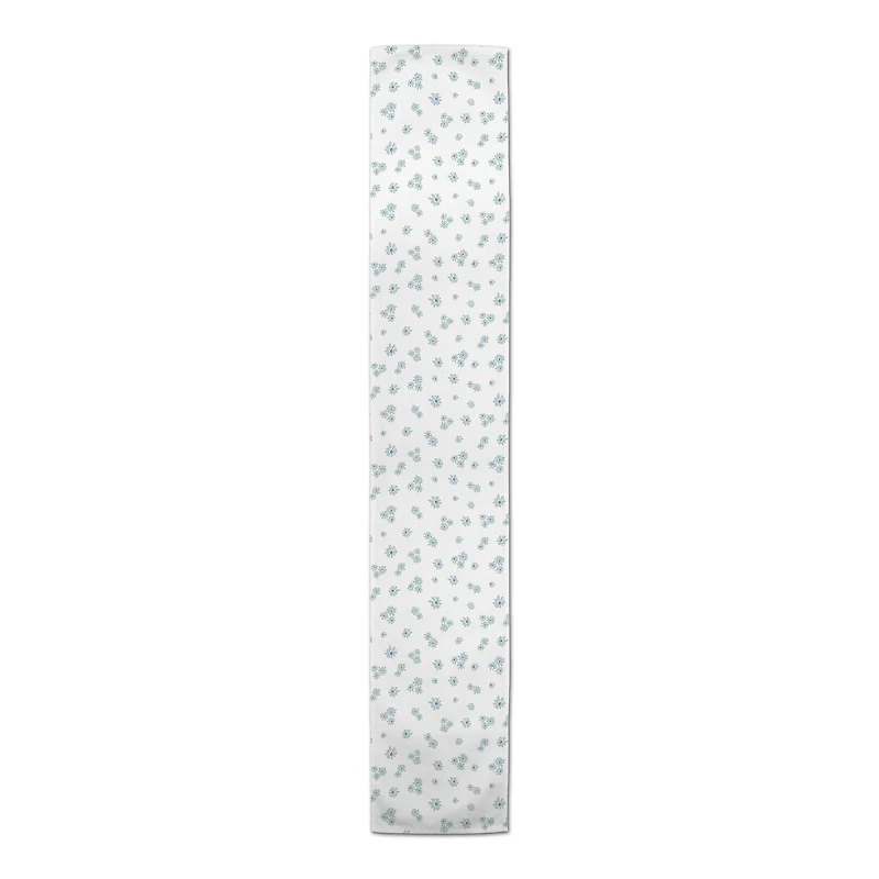 72" Daisy Pattern Cotton Twill Table Runner