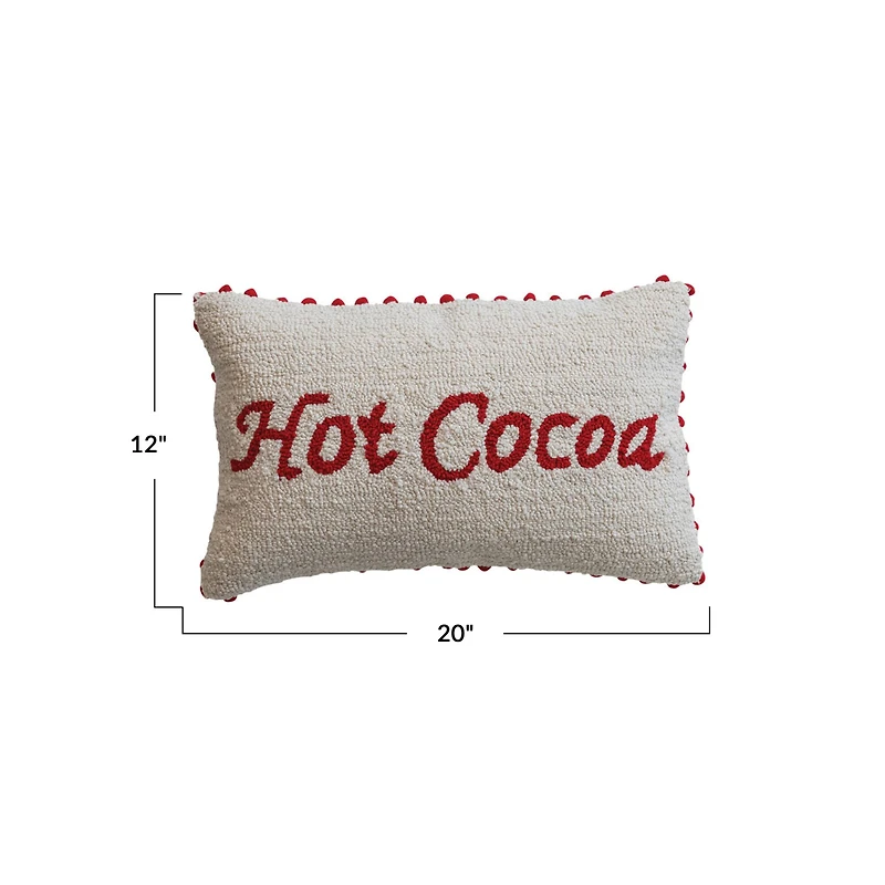 Hello Honey® 20" Cozy Comfort Hot Cocoa Lumbar Pillow