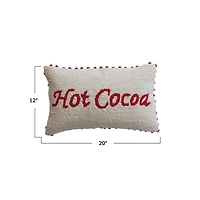 Hello Honey® 20" Cozy Comfort Hot Cocoa Lumbar Pillow