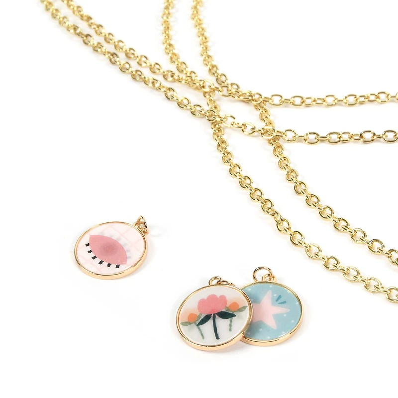 Round Lenticular Charm Set by Bead Landing™