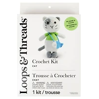 Intermediate Cat Amigurumi Crochet Kit by Loops & Threads®
