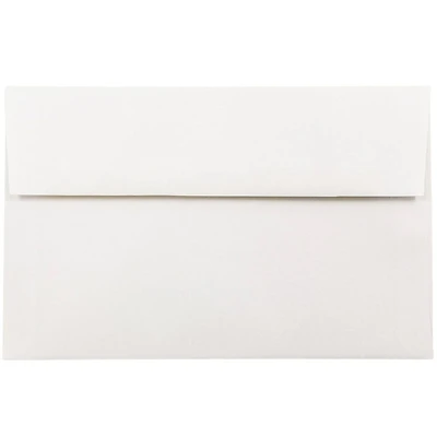 JAM Paper A10 Bright White Wove Strathmore Invitation Envelopes