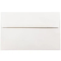 JAM Paper A10 Bright White Wove Strathmore Invitation Envelopes