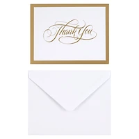 Gold Thank You Cards & Envelopes by Recollections™, 4.25" x 5.5"