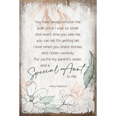 You Have Always-Aunt Inspirational Wood Plaque