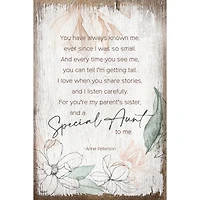 You Have Always-Aunt Inspirational Wood Plaque