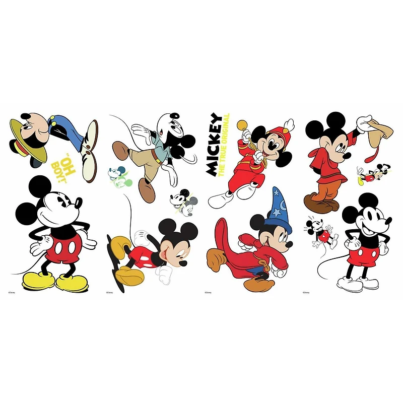 RoomMates Mickey Mouse 90th Anniversary Peel & Stick Giant Wall Decals