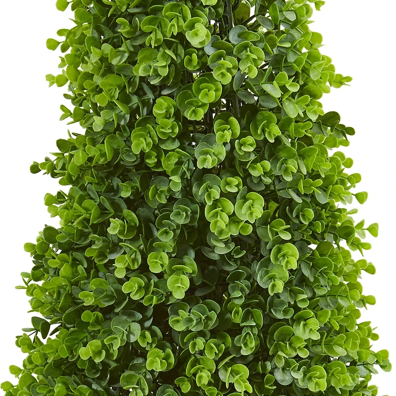 3.5ft. Eucalyptus Cone Topiary in Terra Cotta Planter