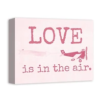 Love Is In The Air 14" x 11' Canvas Wall Art