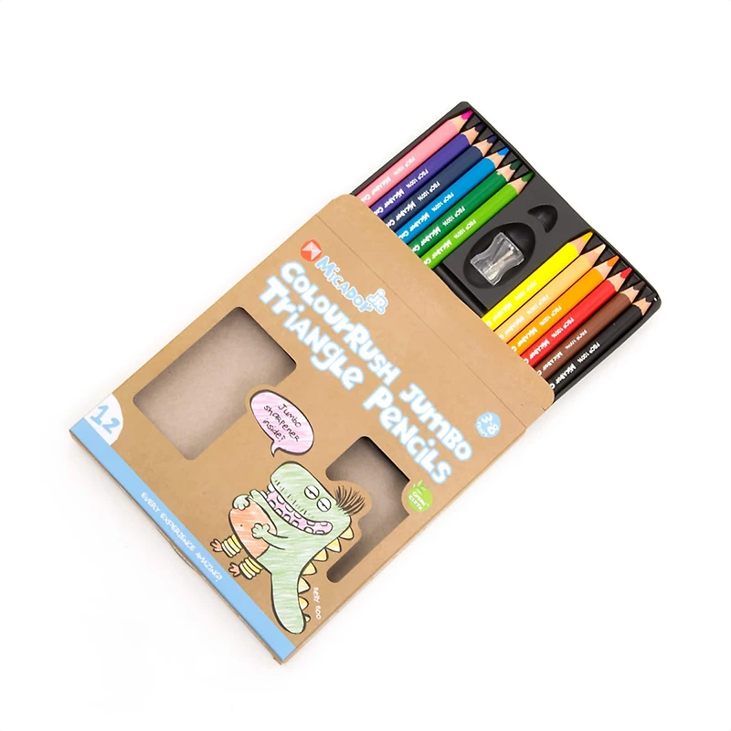 Micador Jr. ColourRush Jumbo Triangle Pencil Set
