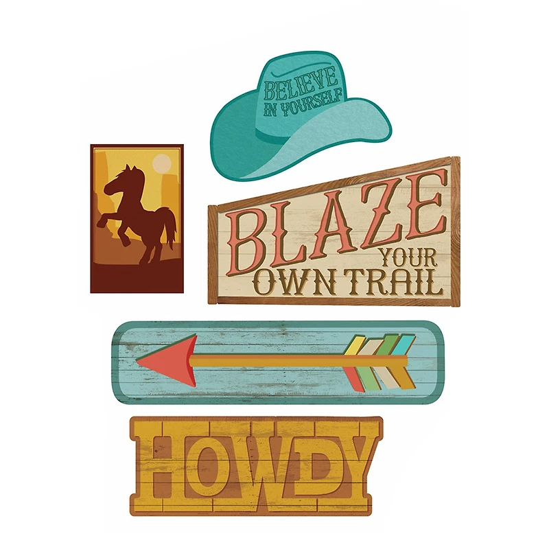 Eureka® Wild Classroom Gallery Wall Bulletin Board Set